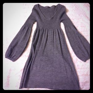 Boutique grey lightweight sweater dress