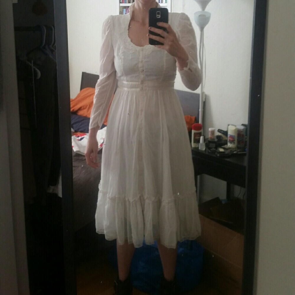 White Prarie dress