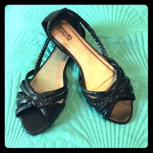 ~SALE~ Mossimo Black Strappy Sandals - Size 8