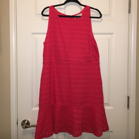 LOFT Dresses & Skirts - LOFT Sundress - Eyelet, fully-lined EUC