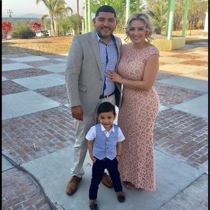 Absolutely beautiful dusty rose lace dress