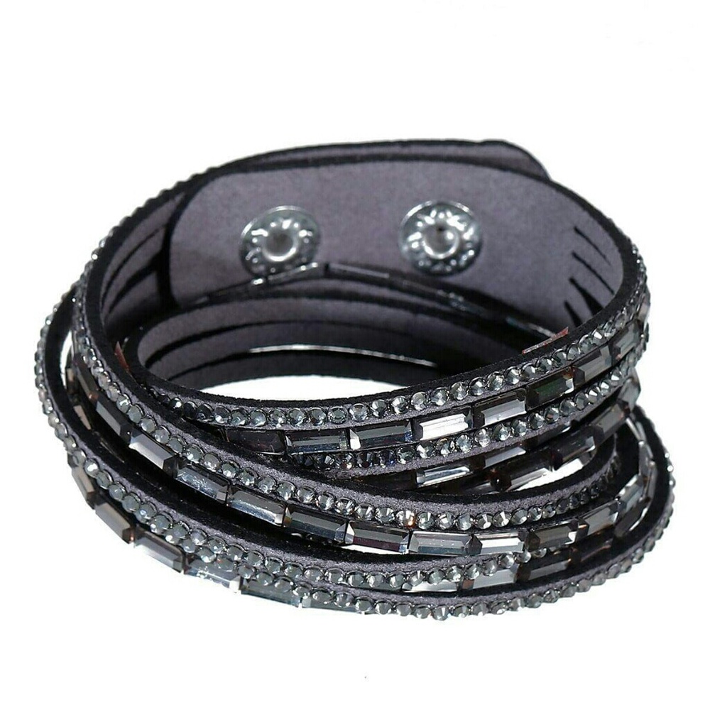 Grey Wrap Bracelet