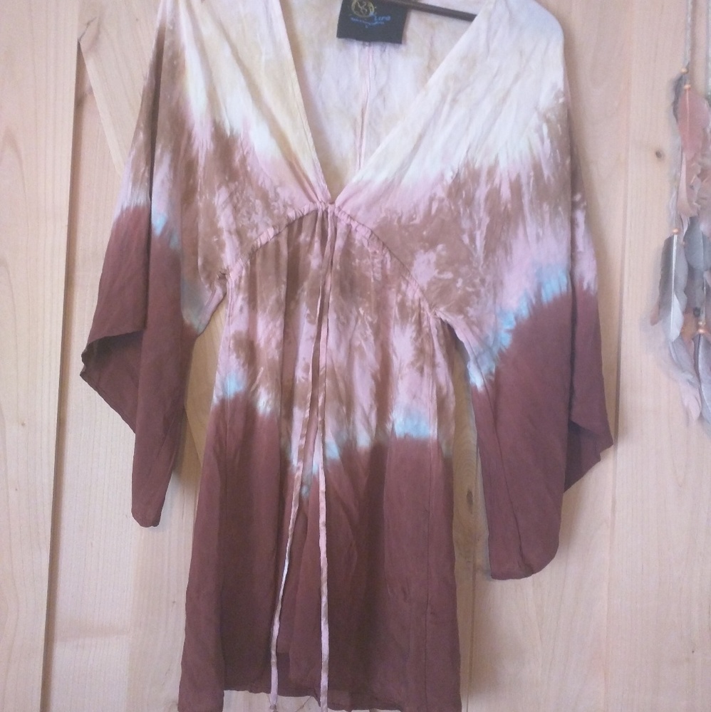Planet blue Blue Life Phoenix mini dress! S