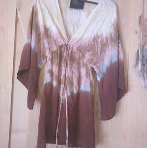 Planet blue Blue Life Phoenix mini dress! S