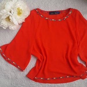 Fun flowy top