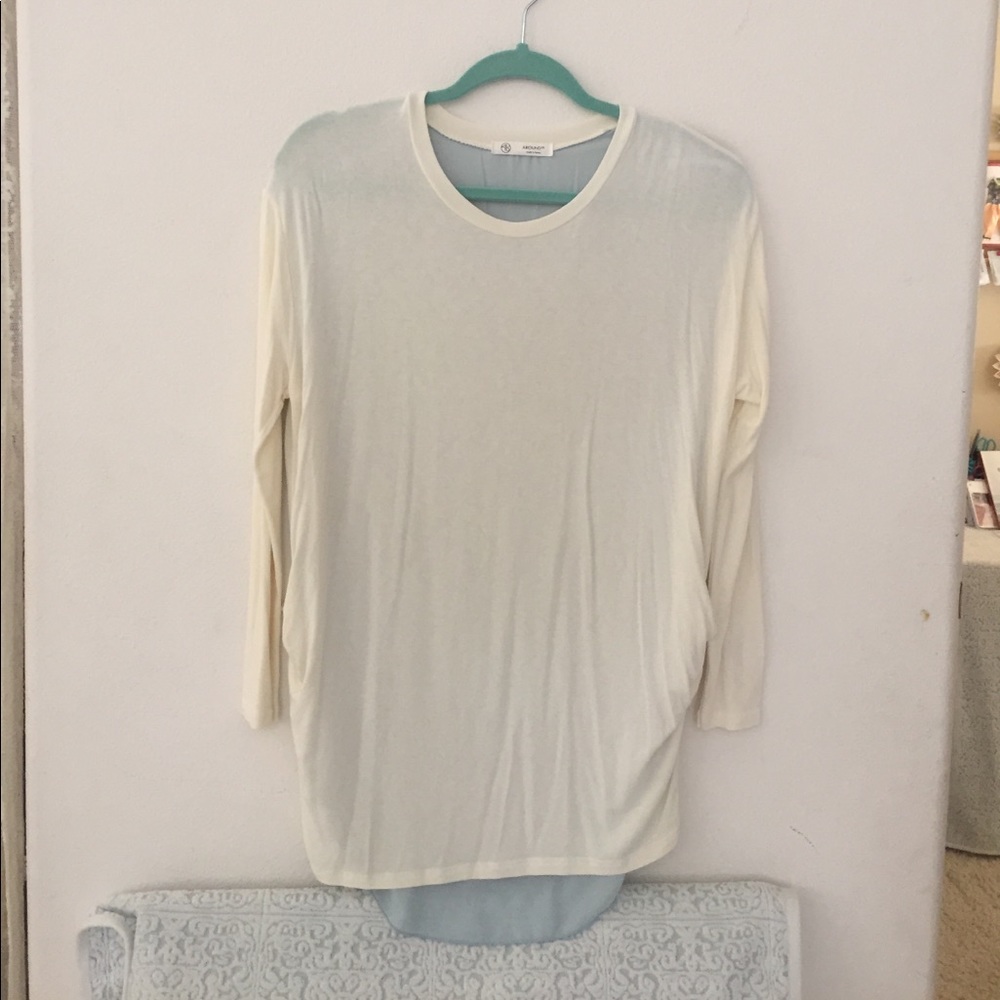 🎀Clear Out Sale!🎀ivory and mint long tunic