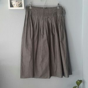 CLOSET CLOSING  Vince Fine Stripe Midi Wrap Skirt