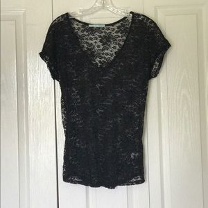 Black Lace Top