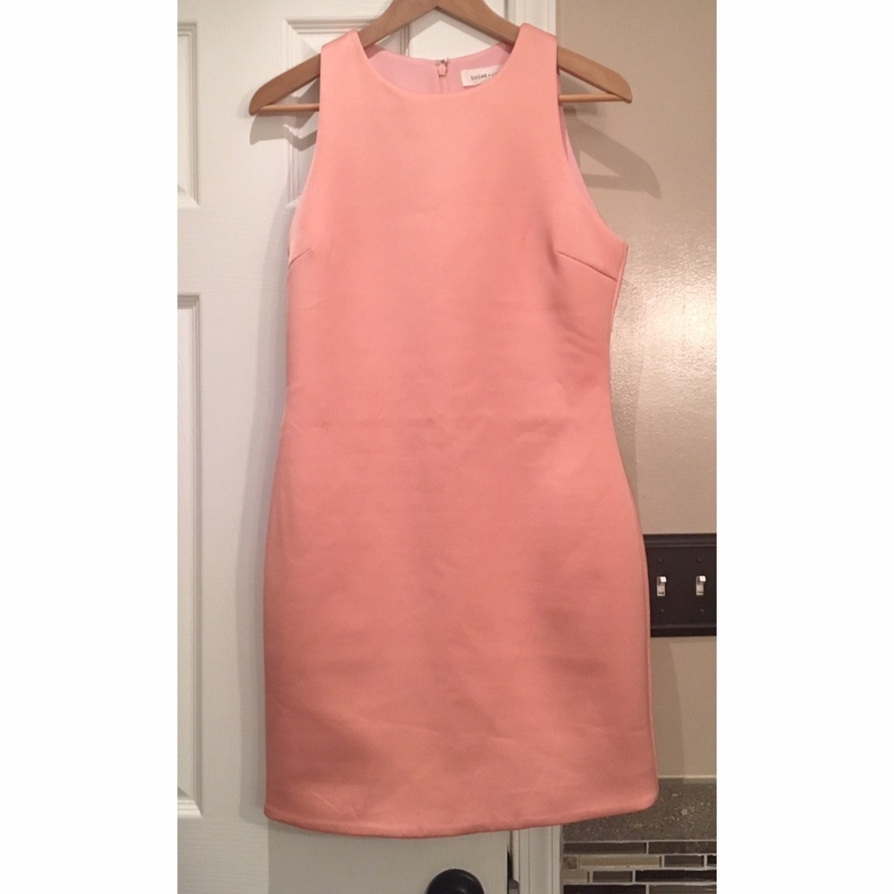 Soft  peach size M evening dress by Sugsar + Lips