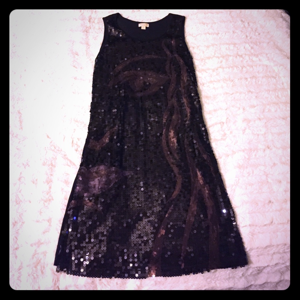 Black sequin party dress!