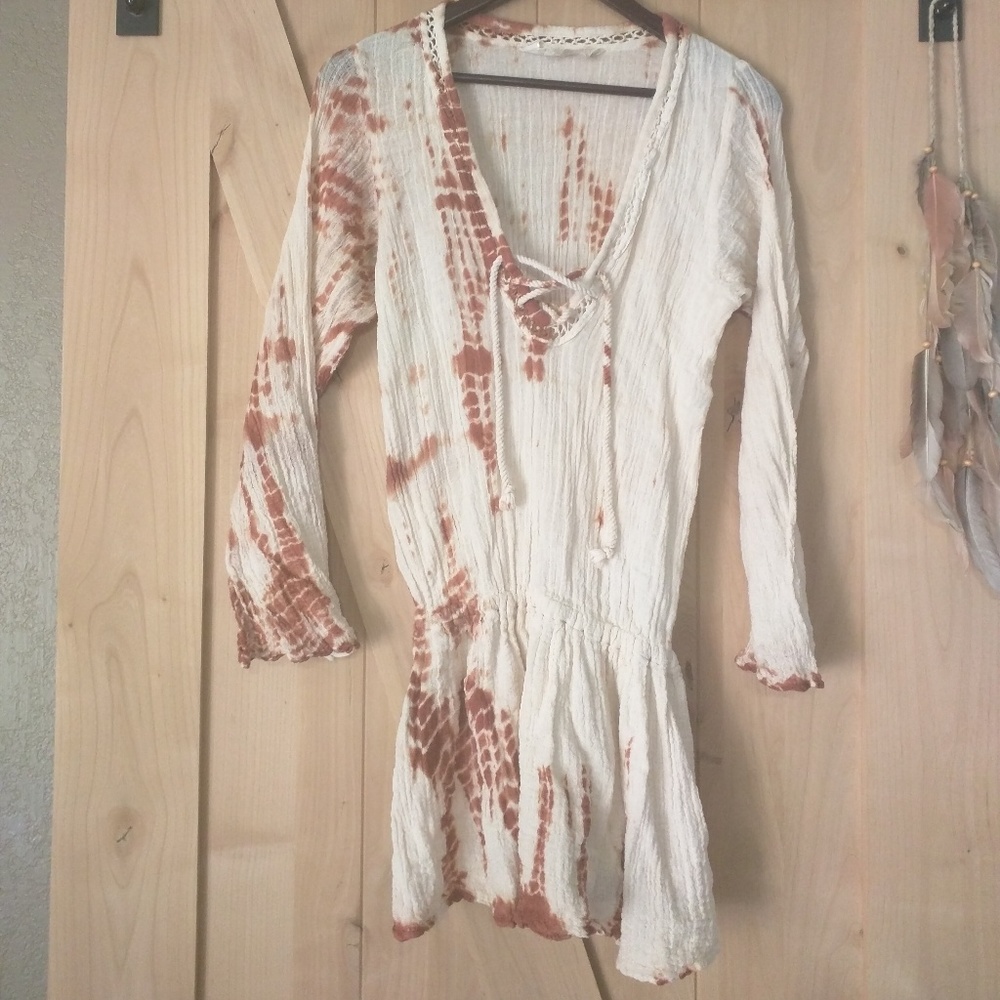 Jen's pirate booty gauze mini dress S