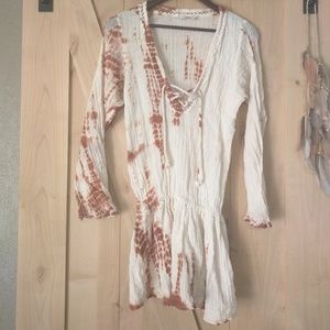 Jen's pirate booty gauze mini dress S