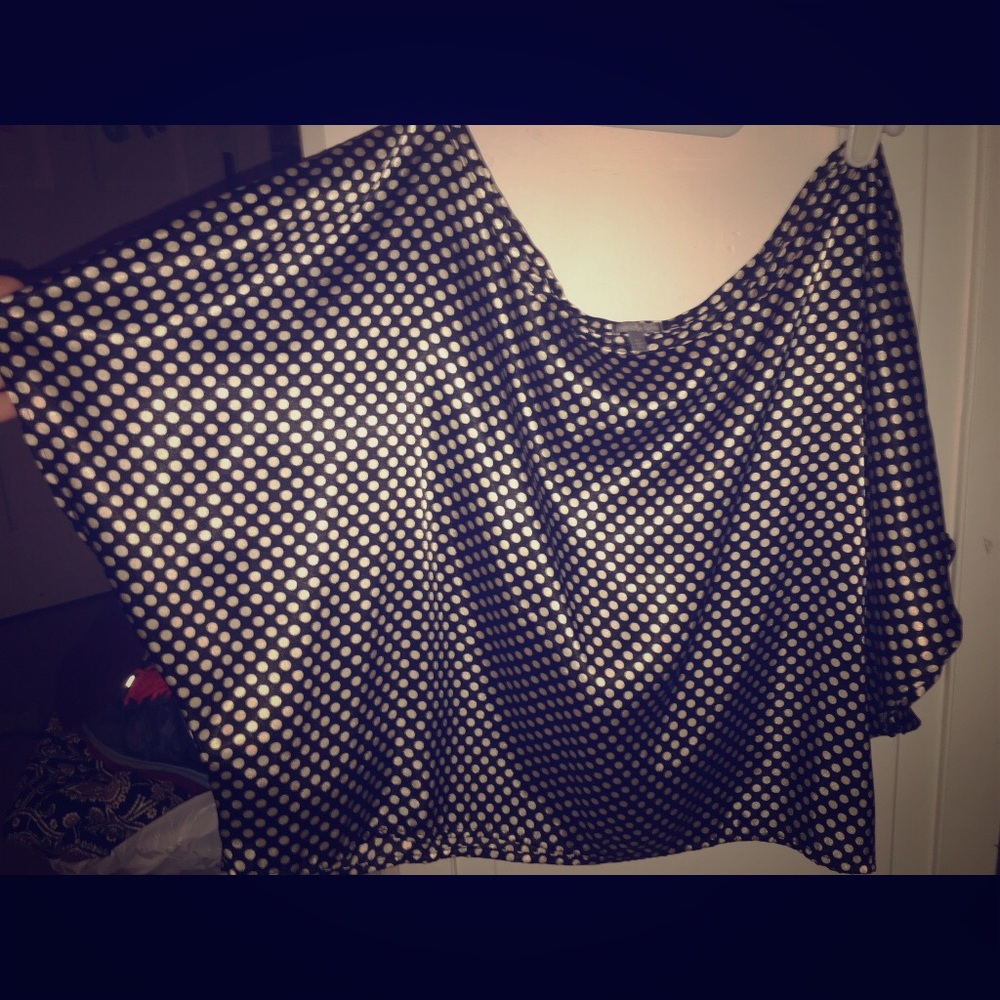 Polka Dot Crop Top