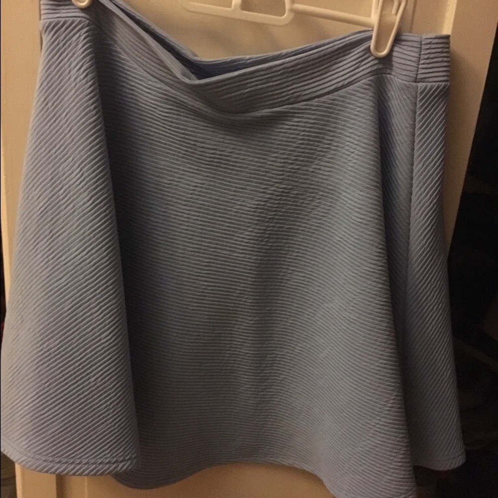 Blue Skater Skirt