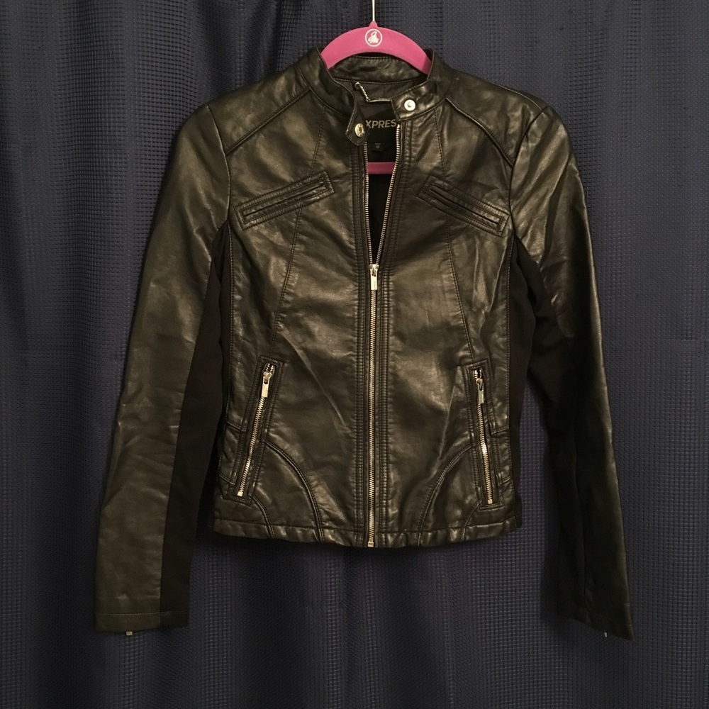 **SALE** Express leather faux jacket size XS
