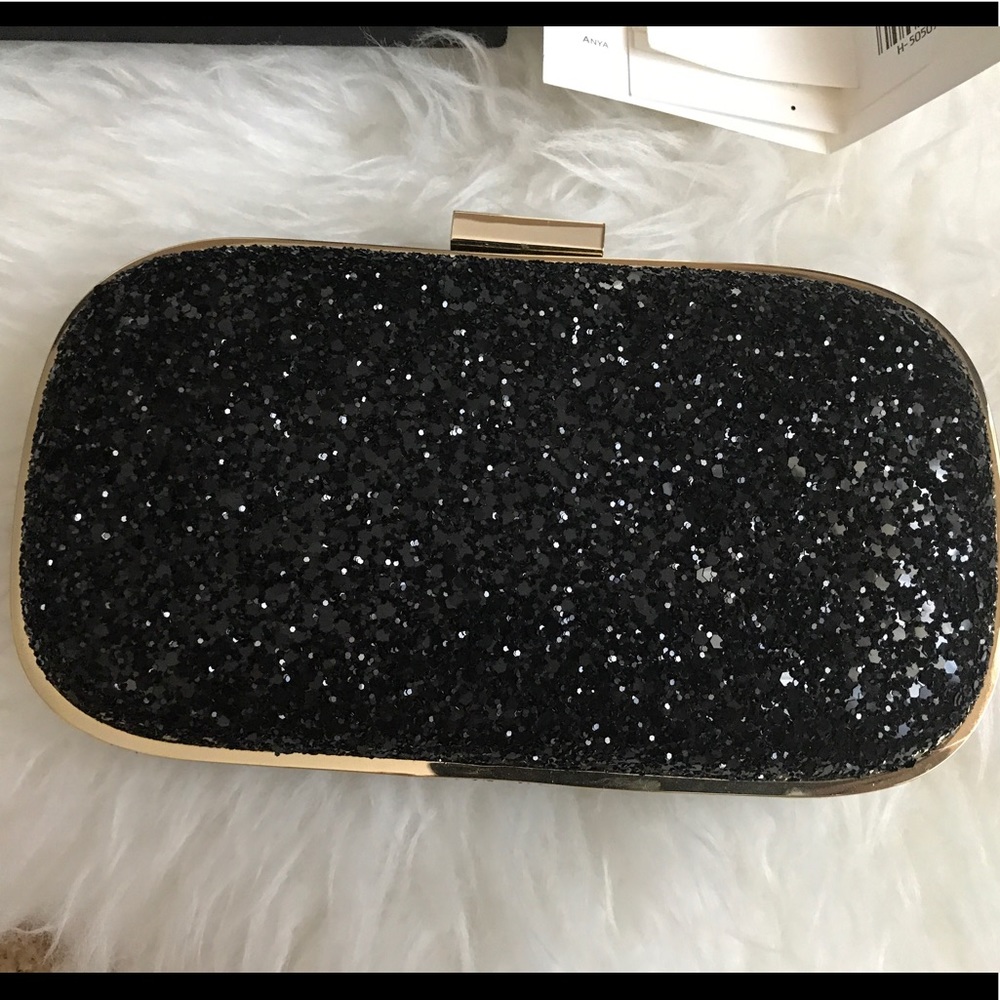 Anya hindmarch murano glitter clutch HOLIdAY
