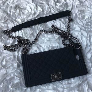 Black Boy Bag Phone Case iPhone 7 Plus