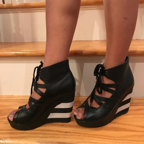 Deena & Ozzy platform wedges - Picture 4 of 7