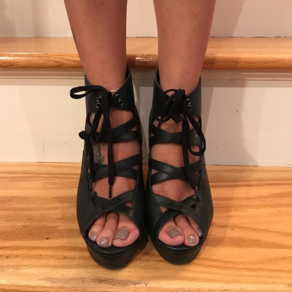 Deena & Ozzy platform wedges - Picture 5 of 7