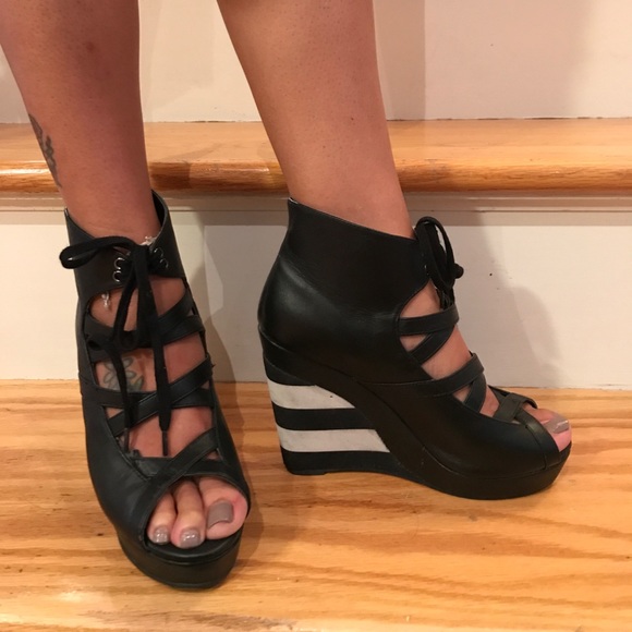 Deena & Ozzy platform wedges - Picture 6 of 7