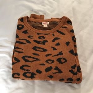 Mossimo animal print sweater