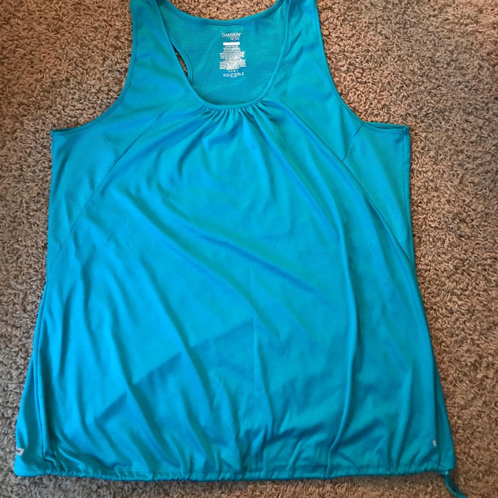 Teal workout tank