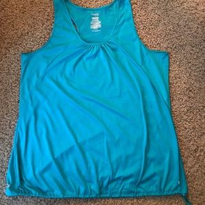 Teal workout tank