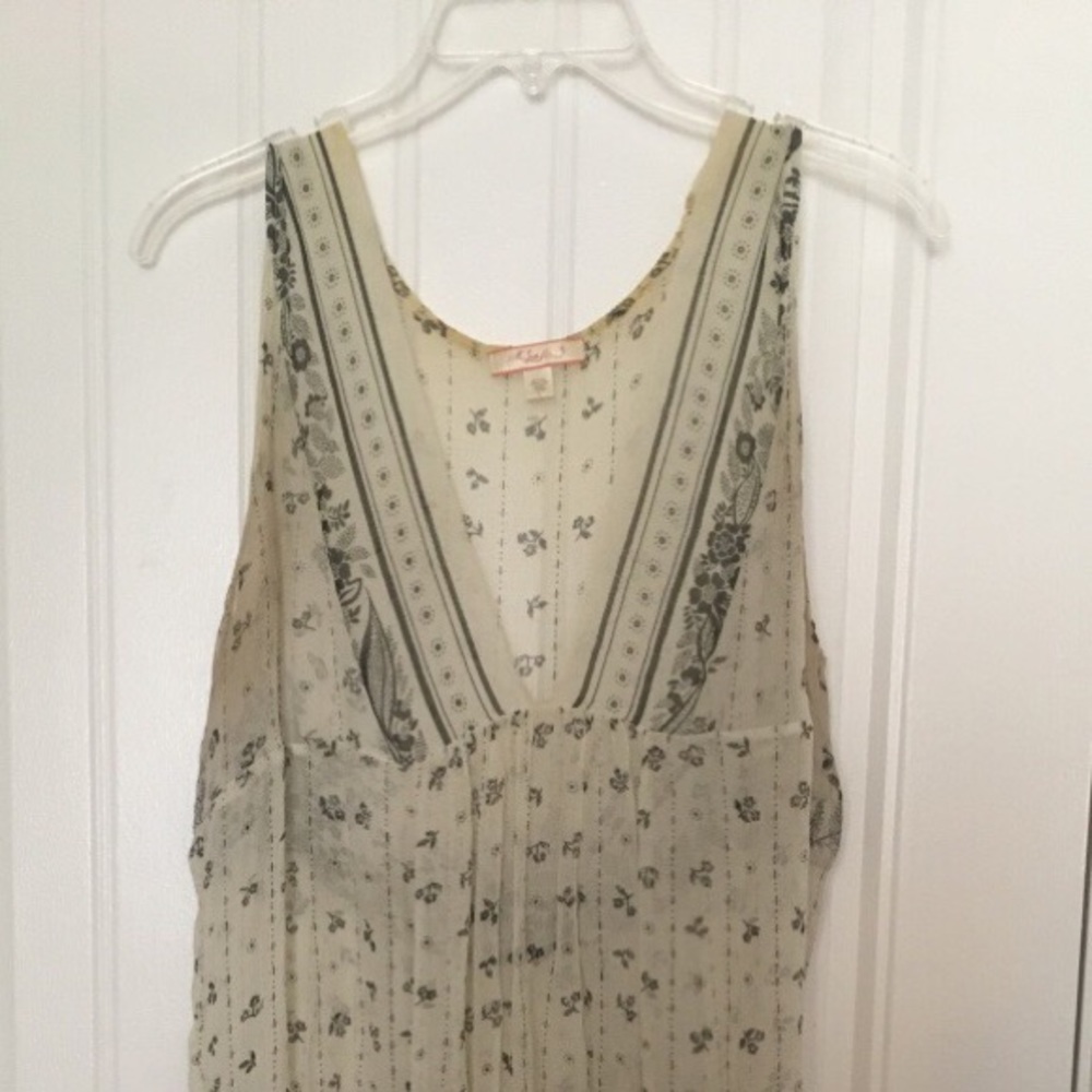 Sheer Patterned Tank