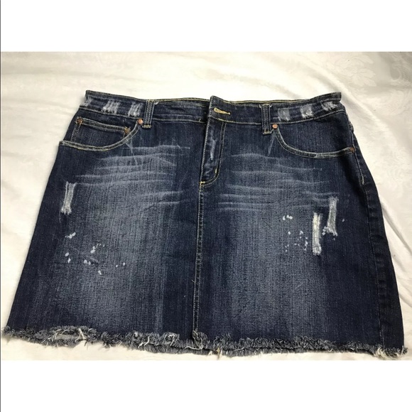 Good time women's plus Size skirt Distressed 3XL - Picture 3 of 7