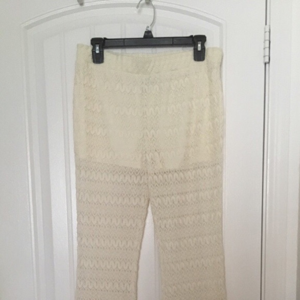 Lace Flare Pants