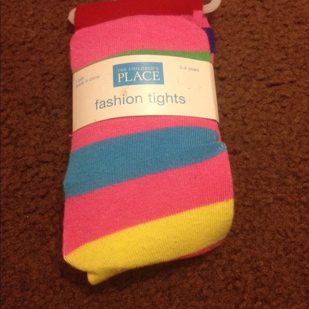 Girls rainbow fashion tights!