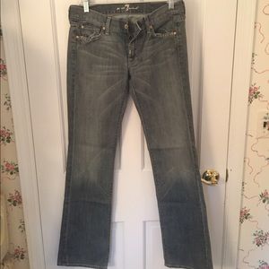 7 for All Mankind bootleg jeans