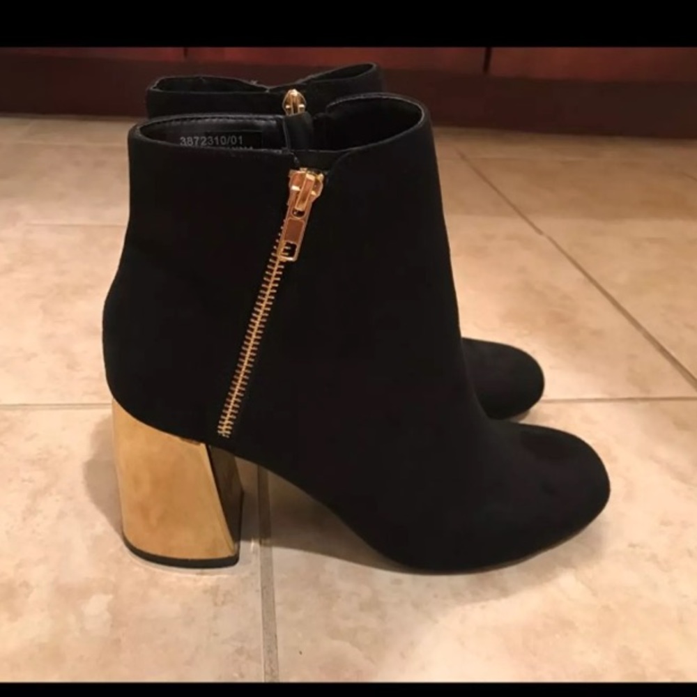 Mirror Heeled Booties