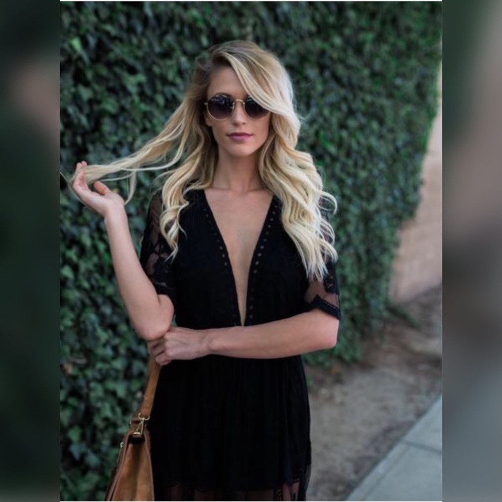 All Black Everything Embroidered Lace Maxi - Picture 2 of 8