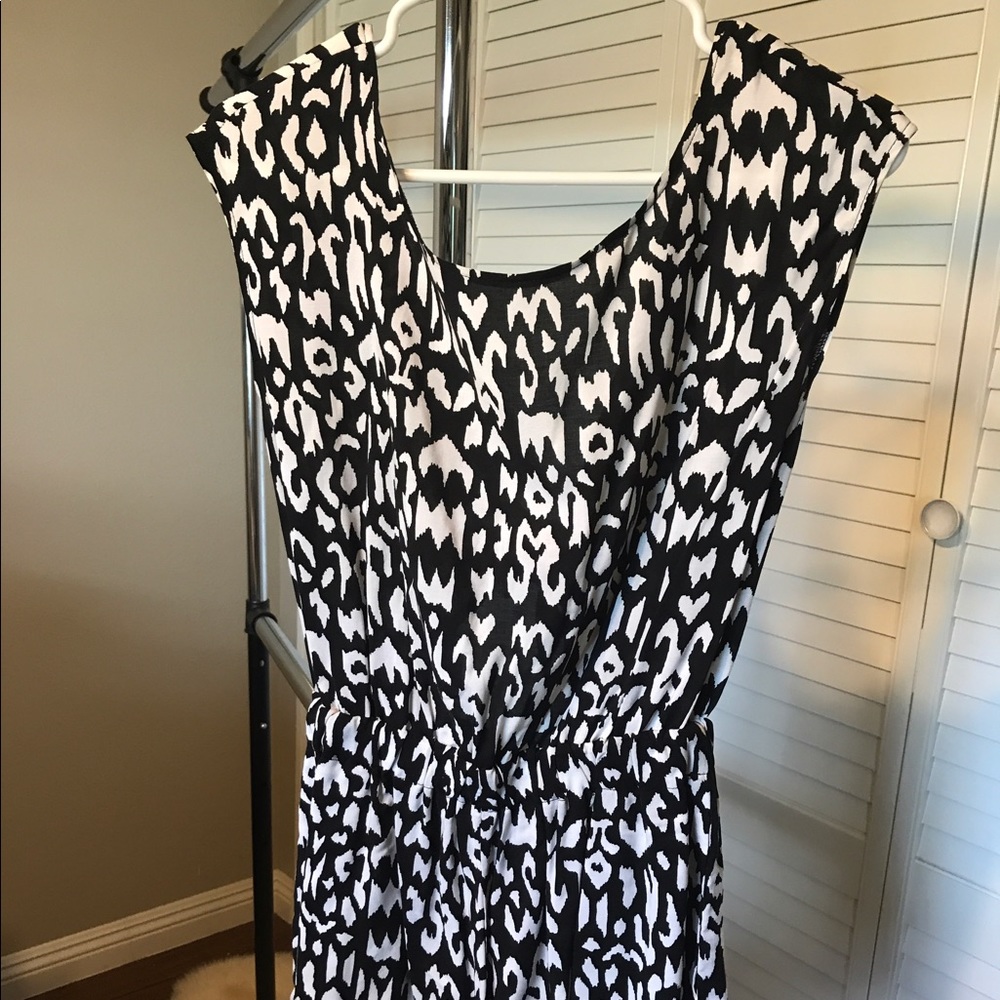 Pacsun black and white romper