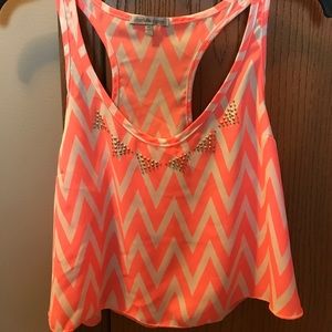 Charlotte Russe neon crop top