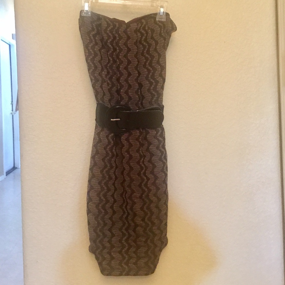 Sexy strapless dress