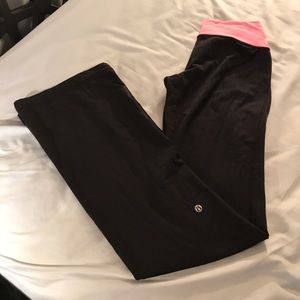 Lululemon wide leg yoga pants