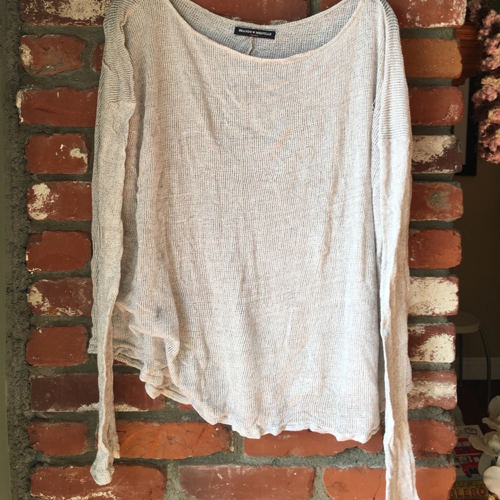 Brandy Melville long sleeve thermal top