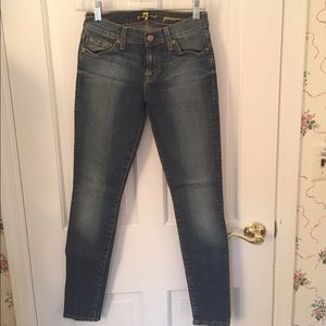 7 for All Mankind "gwenevere" skinny jeans