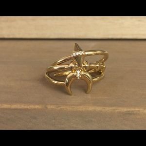 Stella & Dot Trio Ring Set