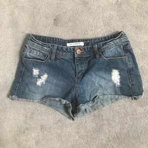 Denim shorts