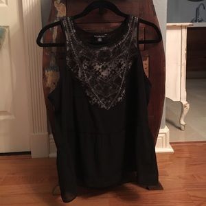 NWT black American Eagle Tank Top