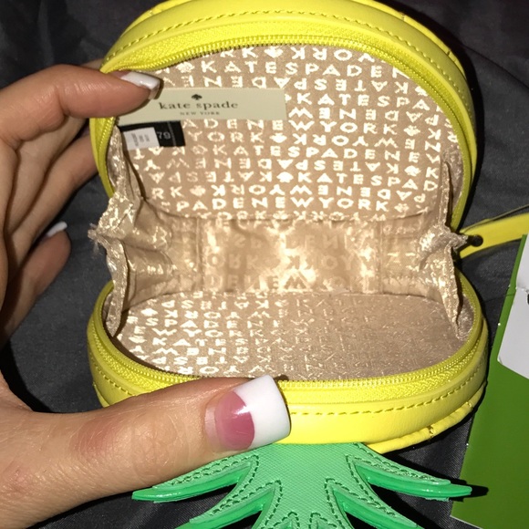 NWT Kate Spade Pineapple Coin Purse - Picture 2 of 8