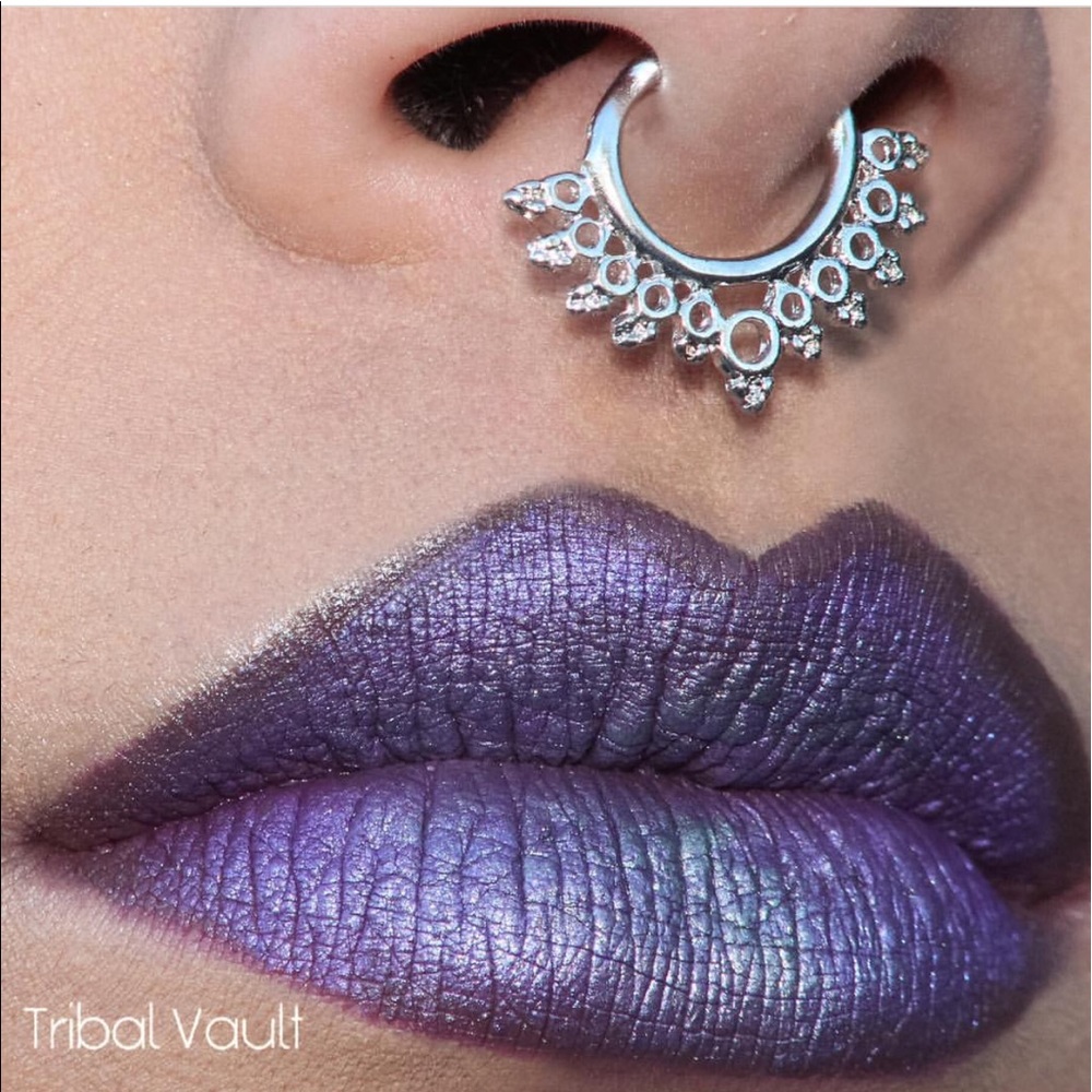 Silver Color Hermite Drops Faux Septum