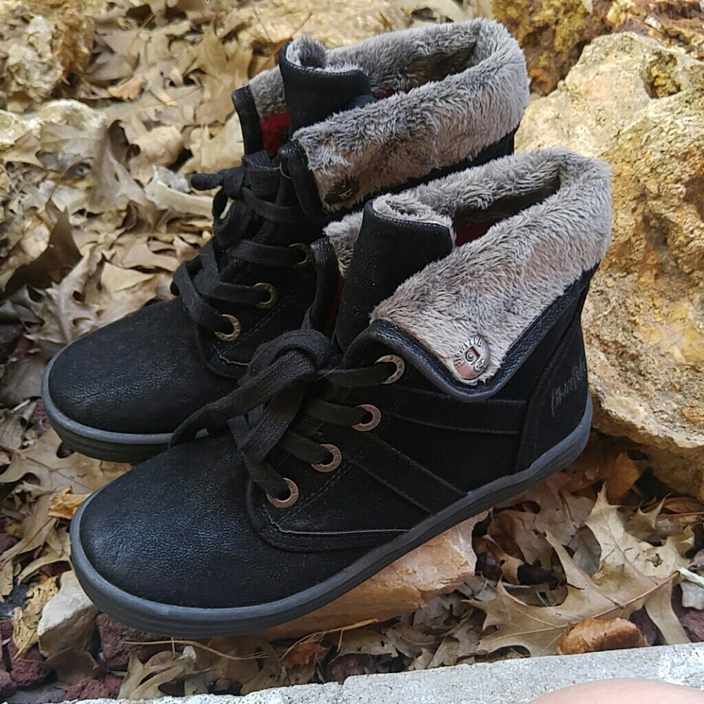 Blowfish Black Girl's Boots Size 2 NWT