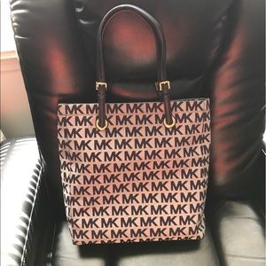 2 Michael Kors Navy Totes