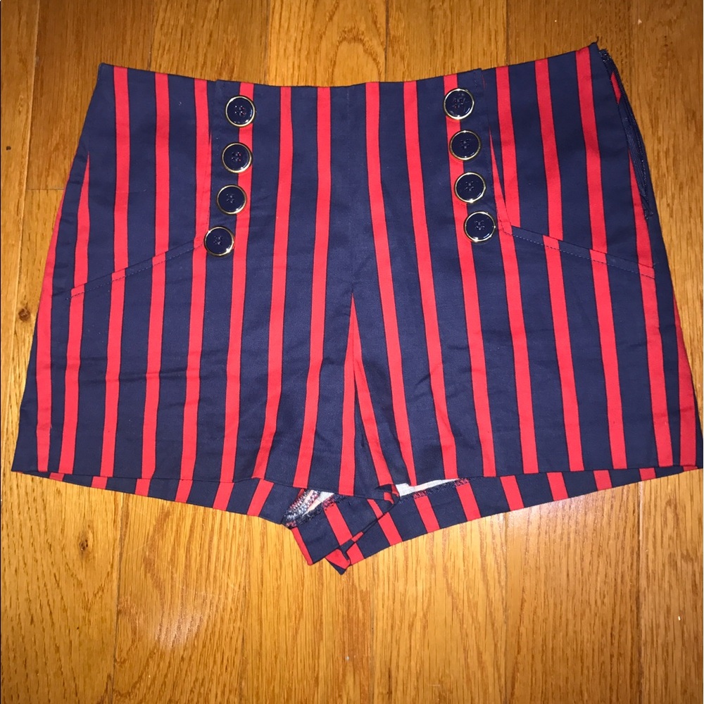 High waisted shorts