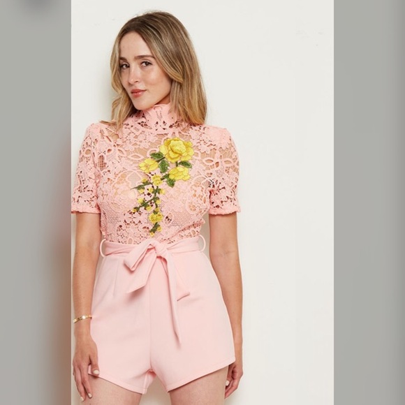 Shape Of You Lace Romper - Picture 4 of 8