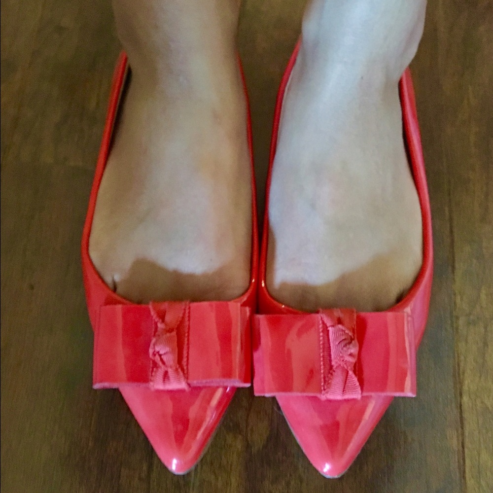 J.Crew Emery Flat in coral